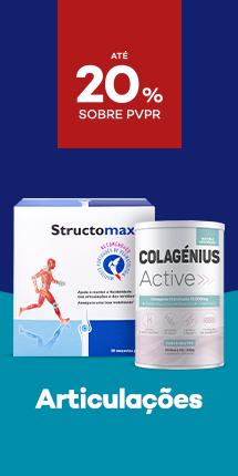 Suplementos articula&ccedil;&otilde;es com destaque promocional de 20% sobre pre&ccedil;o de Venda ao P&uacute;blico Recomendado